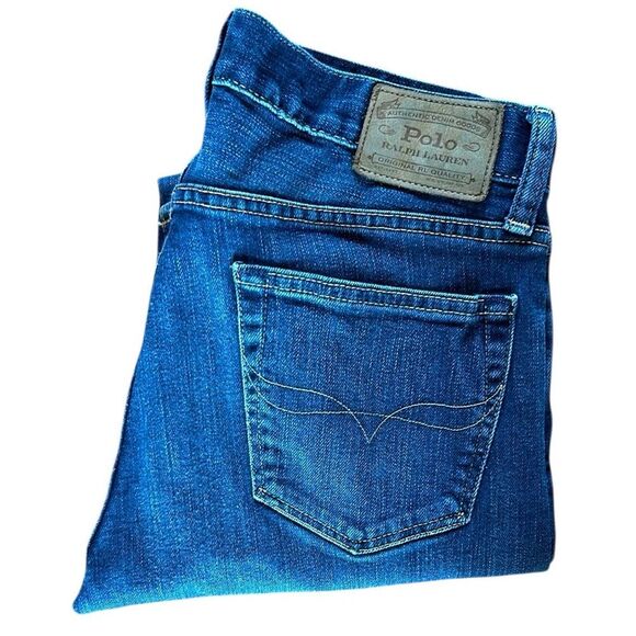 Polo by Ralph Lauren Blue Straight Jeans Classic Style - Picture 1 of 9